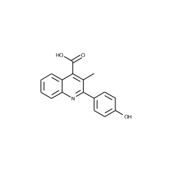 2-(4-Hydroxyphenyl)-3-methyl-4-quinolinecarboxylic acid|cas107419-49-8