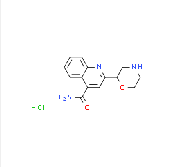 2-Morpholin-2-yl-quinoline-4-carboxylic acidamide hydrochloride
