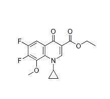 1-环丙基-6,7-二氟-1,4-二氢-8-甲氧基-4-氧代-3-喹啉羧酸乙酯|cas112811-71-9