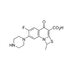 6-氟-7-哌嗪-1-甲基-4-氧代-[1,3]硫氮杂环丁并[3,2-a]喹啉-3-羧酸|cas112984-60-8