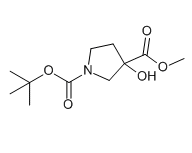 1-Boc-3-羟基-3-羧酸甲酯吡咯烷,cas942190-61-6