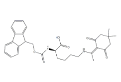 N-芴甲氧羰基-N&#039;-[1-(4,4-二甲基-2,6-二氧代环己亚基)乙基]-D-赖氨酸,FMoc-D-Lys(Dde)-OH,CAS:333973-51-6