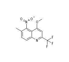 4-甲氧基-6-甲基-5-硝基-2-(三氟甲基)喹啉|cas175203-62-0