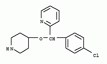 cas:122368-54-1|2-[(4-氯苯基)(4-哌啶基氧基)甲基]吡啶