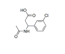 N-乙酰基-2-（3-氯苯基）-DL-β-丙氨酸,CAS:886363-77-5