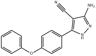 3-氨基-5-(4-苯氧基苯基)-4-氰基-1H-吡唑,CAS:330792-70-6