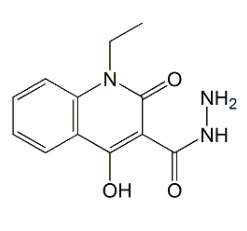 1-乙基-2-羟基-4-氧喹啉-3-碳酰肼|cas74693-62-2