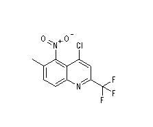 4-氯-6-甲基-5-硝基-2-(三氟甲基)喹啉|cas175203-61-9