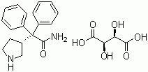 cas:134002-26-9|3-(S)-(1-甲酰胺基-1,1-二苯基甲基)吡咯烷-L-酒石酸盐