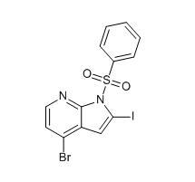 4-溴-2-碘-1-(苯磺酰基)-1H-吡咯并[2,3-B]吡啶|cas889939-26-8