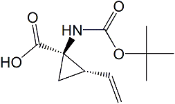 cas:159622-10-3|(1R,2S)-1-叔丁氧羰基氨基-2-乙烯基环丙烷甲酸