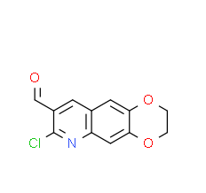7-Chloro-2,3-dihydro-[1,4]dioxino[2,3-g]quinoline-8-carbaldehyde