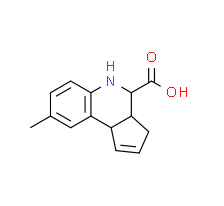 8-Methyl-3a,4,5,9b-tetrahydro-3H-cyclopenta[c]-quinoline-4-carboxylic acid|cas354815-91-1
