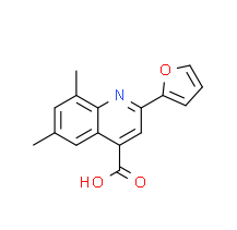 2-Fur-2-yl-6,8-dimethyl-quinoline-4-carboxylic acid