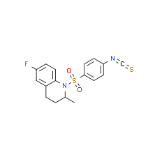 6-Fluoro-1-[(4-isothiocyatophenyl)sulfonyl]-2-methyl-1,2,3,4-tetrahydroquinoline