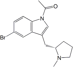 cas:205369-12-6|(R)-N-乙酰基-5-溴-3-(N-甲基吡咯烷-2-基甲基)-1H-吲哚