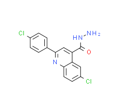 6-Chloro-2-(4-chlorophenyl)quinoline-4-carbohydrazide