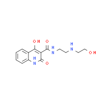 4-Hydroxy-2-oxo-1,2-dihydro-quinoline-3-carboxylicacid [2-(2-hydroxy-ethylamino)-ethyl]-amide|cas436088-79-8