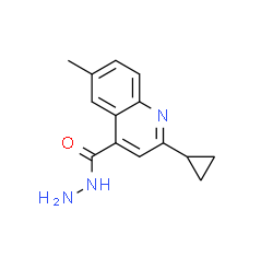 2-Cyclopropyl-6-methylquinoline-4-carbohydrazide