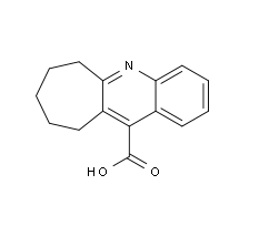 7,8,9,10-Tetrahydro-6H-cyclohepta[b]-quinoline-11-carboxylic acid