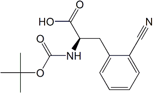 N-叔丁氧羰基-D-2-氰基苯丙氨酸,CAS:261380-28-3