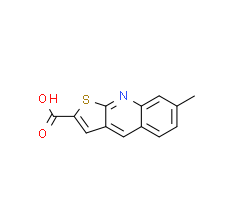 7-甲基-噻吩并[2,3-B]喹啉-2-羧酸|cas333312-06-4