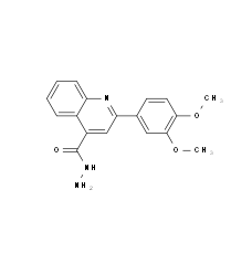 2-(3,4-二甲氧苯基)-4-喹啉卡巴肼|cas350997-66-9