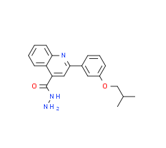 2-(3-异丁氧基苯基)-4-喹啉卡巴肼|cas524733-57-1
