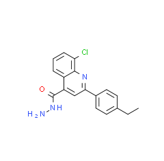8-Chloro-2-(4-ethylphenyl)quinoline-4-carbohydrazide|cas588711-80-2