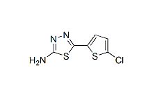 5-(5-氯噻吩-2-基)-[1,3,4]噻二唑-2-胺,CAS:70057-76-0