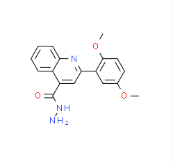 2-(2,5-Dimethoxyphenyl)quinoline-4-carbohydrazide|cas438214-25-6
