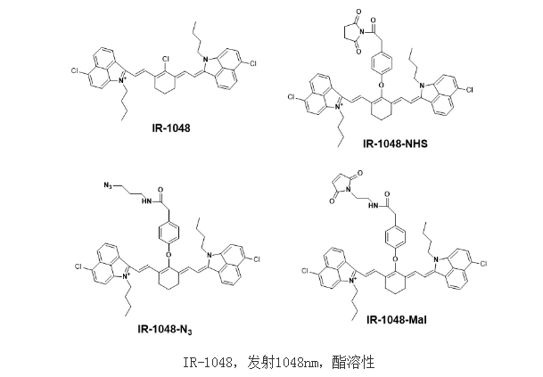 IR-1048-NHS ester 近红外二区荧光染料