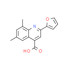 2-呋喃-2-基-6,8-二甲基-喹啉-4-羧酸|cas1709752-42-0