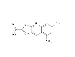 5,7-Dimethyl-thieno[2,3-b]quinoline-2-carboxylic acid|cas333312-10-0