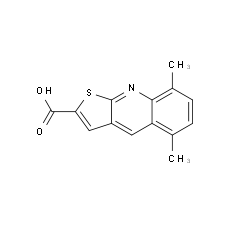 5,8-Dimethyl-thieno[2,3-b]quinoline-2-carboxylic acid|cas333312-09-7