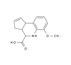 6-Methoxy-3a,4,5,9b-tetrahydro-3H-cyclopenta[c]quinoline-4-carboxylic acid|cas247225-88-3