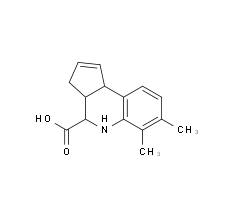 6,7-Dimethyl-3a,4,5,9b-tetrahydro-3H-cyclopenta-[c]quinoline-4-carboxylic acid|cas935279-96-2