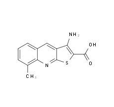 3-Amino-8-methyl-thieno[2,3-b]quinoline-2-carboxylic acid|cas351361-81-4