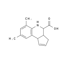 6,8-Dimethyl-3a,4,5,9b-tetrahydro-3H-cyclopenta[c]quinoline-4-carboxylic acid|cas247225-90-7