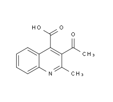 2-甲基-3-乙酰基喹啉-4-羧酸|cas106380-95-4