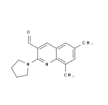 6,8-Dimethyl-2-pyrrolidin-1-yl-quinoline-3-carbaldehyde|cas436088-26-5