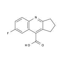 7-Fluoro-2,3-dihydro-1H-cyclopenta[b]quinoline-9-carboxylic acid|cas3833-84-9