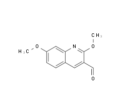 2,7-二甲氧基喹啉-3-甲醛|cas95395-23-6
