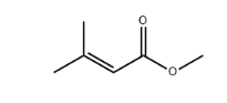 3,3-二甲基丙烯酸甲酯,cas924-50-5