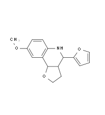 4-Fur-2-yl-8-methoxy-2,3,3a,4,5,9b-hexahydro-furo[3,2-c]quinoline|cas745787-23-9