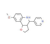 8-Methoxy-4-pyridin-4-yl-2,3,3a,4,5,9b-hexahydro-furo[3,2-c]quinoline|cas1005054-56-7