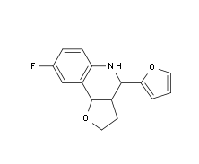 8-Fluoro-4-fur-2-yl-2,3,3a,4,5,9b-hexahydro-furo[3,2-c]quinoline|cas1212123-39-1