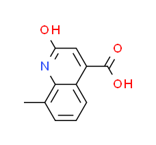 2-Hydroxy-8-methyl-quinoline-4-carboxylic acid|cas30333-55-2
