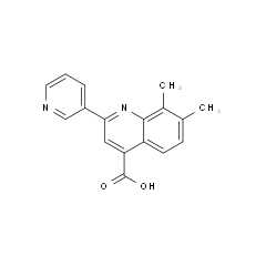 7,8-Dimethyl-2-pyridin-3-ylquinoline-4-carboxylic acid