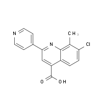 7-氯-8-甲基-2-吡啶-4-基-喹啉-4-羧酸|cas588696-85-9